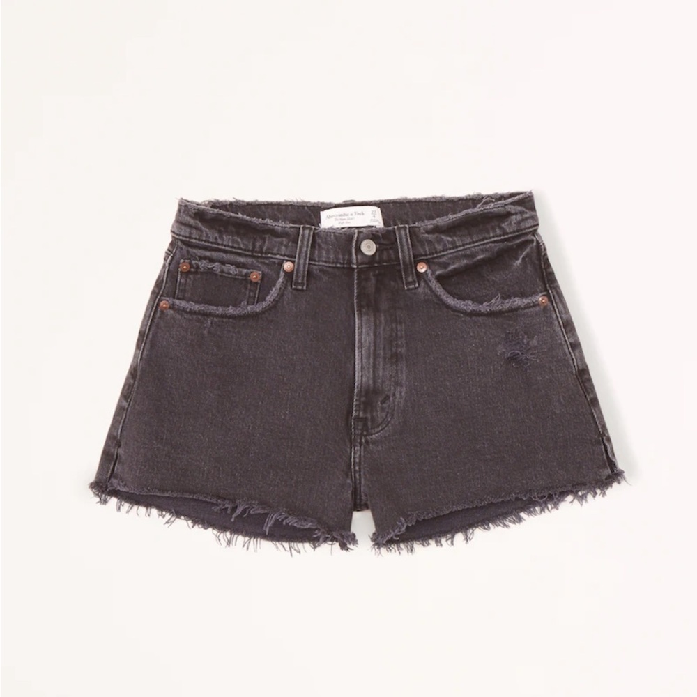 Abercrombie Curve Love High Rise Mom Shorts